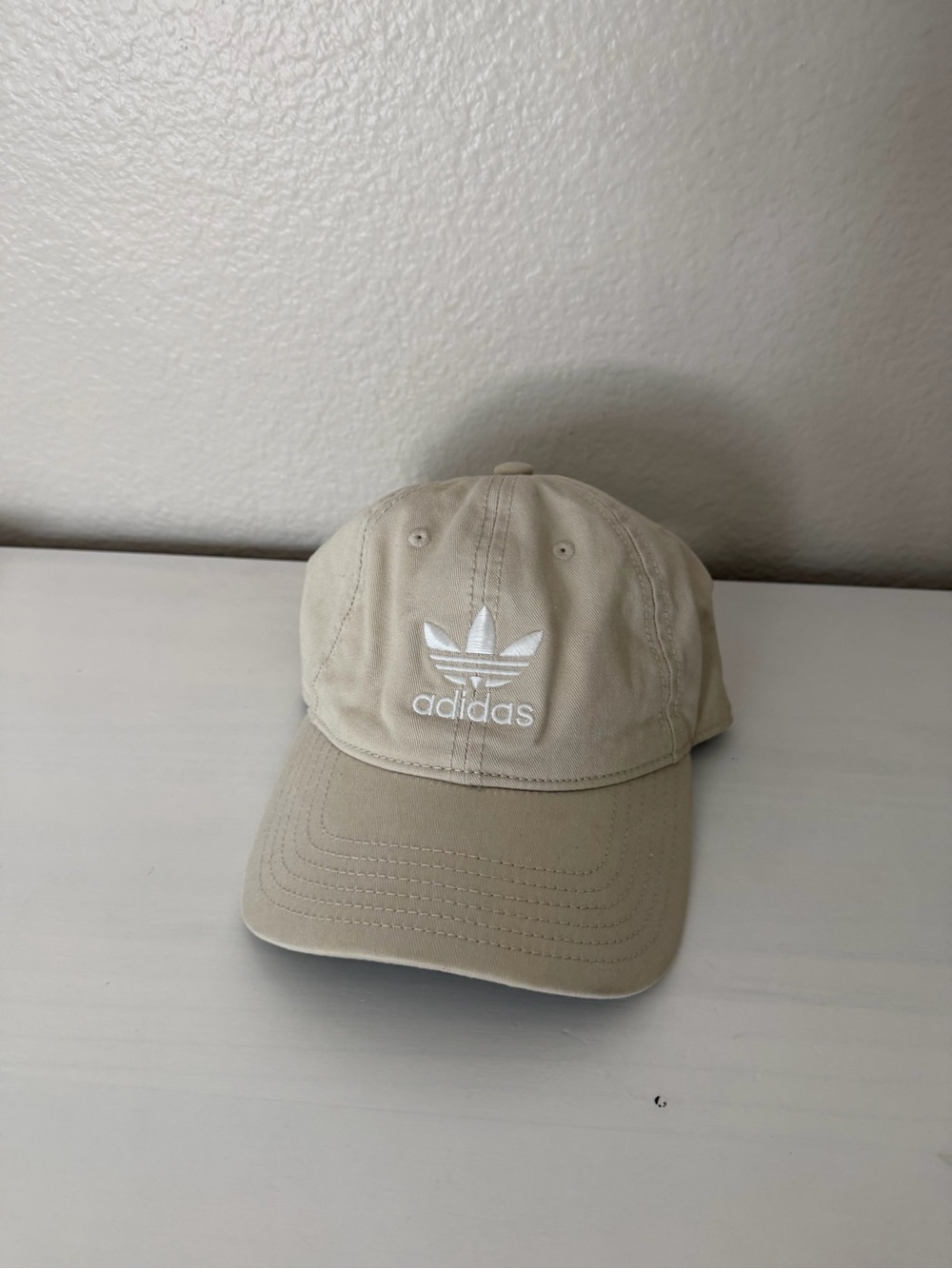 Adidas Beige Logo Cap - Women’s Fit